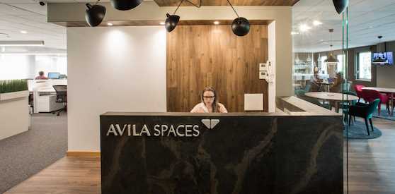 reception coworking space in Lisbon